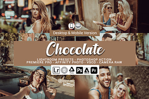 Chocolate Presets, Photoshop Actions