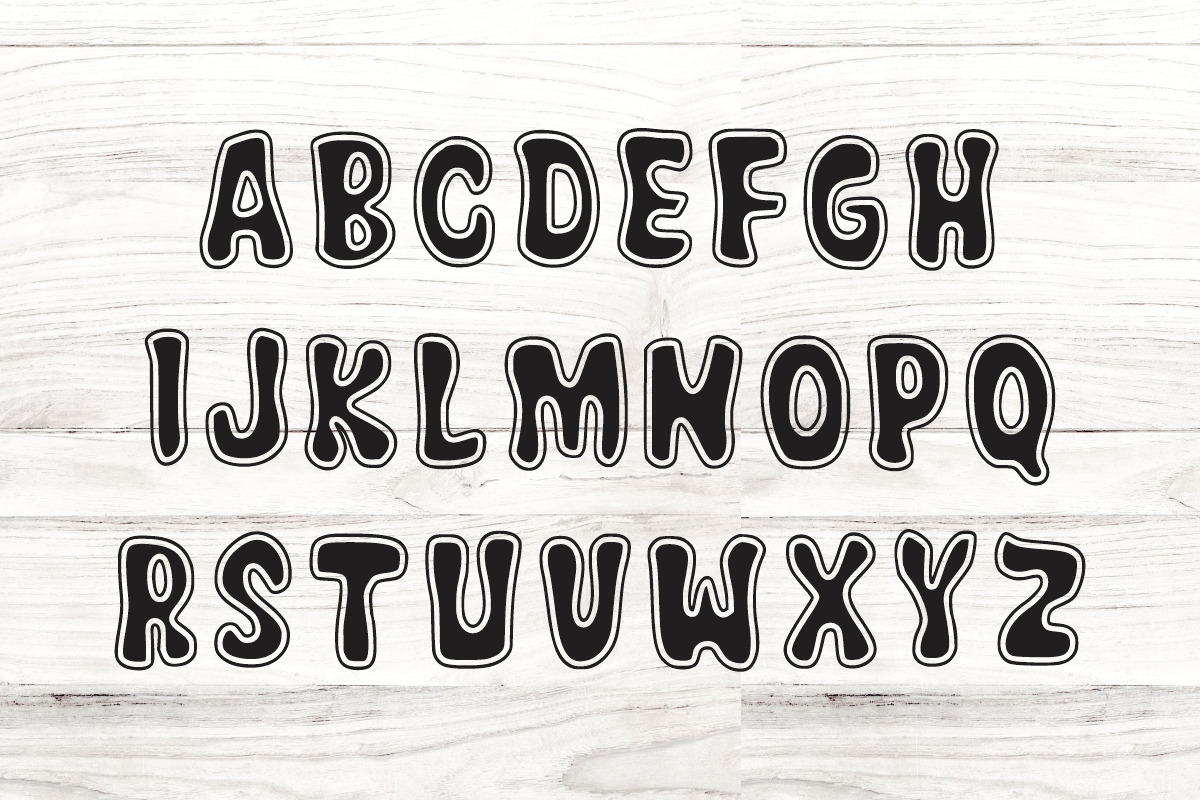 Black Bubble, a Handwritten Font by Fourteen Letter (Photo 5 of 5)