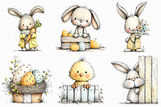 Farmhouse Easter Clipart, an Illustration by Libby Wishes (Thumbnail 6 of 8)