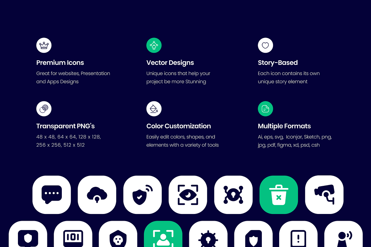 Cybersecurity and Hacking Icons, a Duotone Icon by Brickclay (Photo 2 of 5)