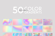 50 rainbow gradients, a Texture Graphic by The Graphic Parade (Thumbnail 3 of 8)