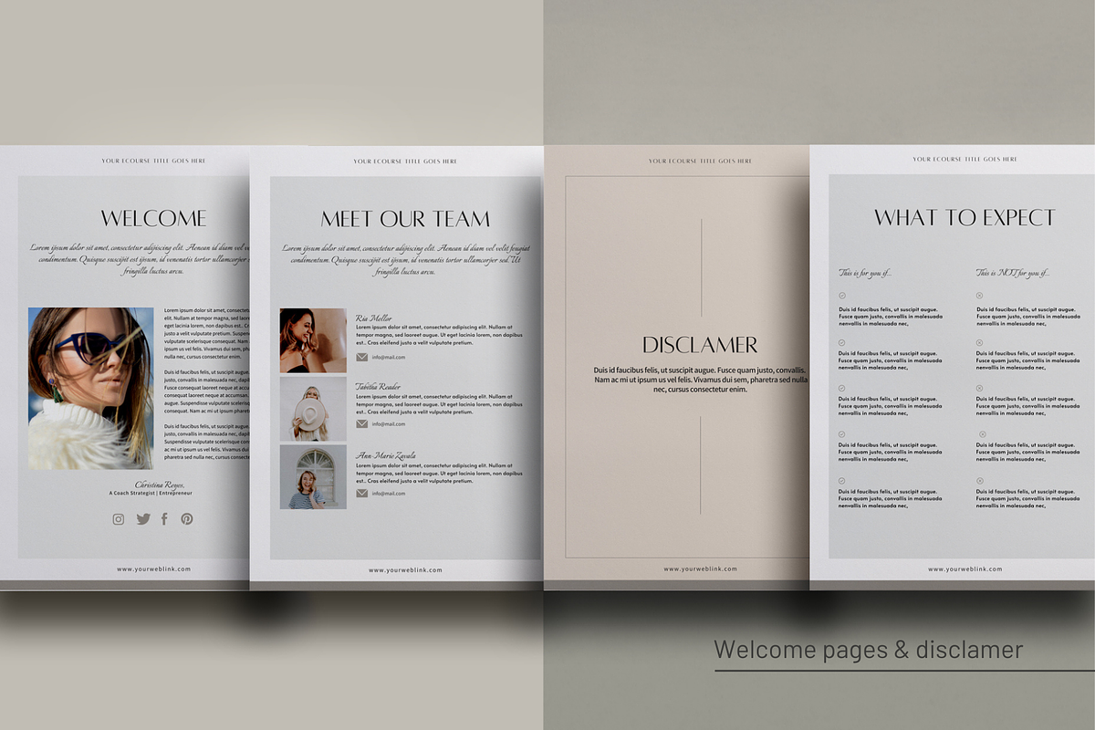 eCourse Workbook Creator CANVA, a Magazine Template by 3.14&Co (Photo 4 of 18)
