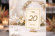 Wedding Table Numbers Canva bd003, a Card Template by TyphoonStudio (Thumbnail 6 of 8)