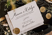 Royale Magnolia Romantic Vintage Duo, a Script Font by Tyasify (Thumbnail 8 of 15)