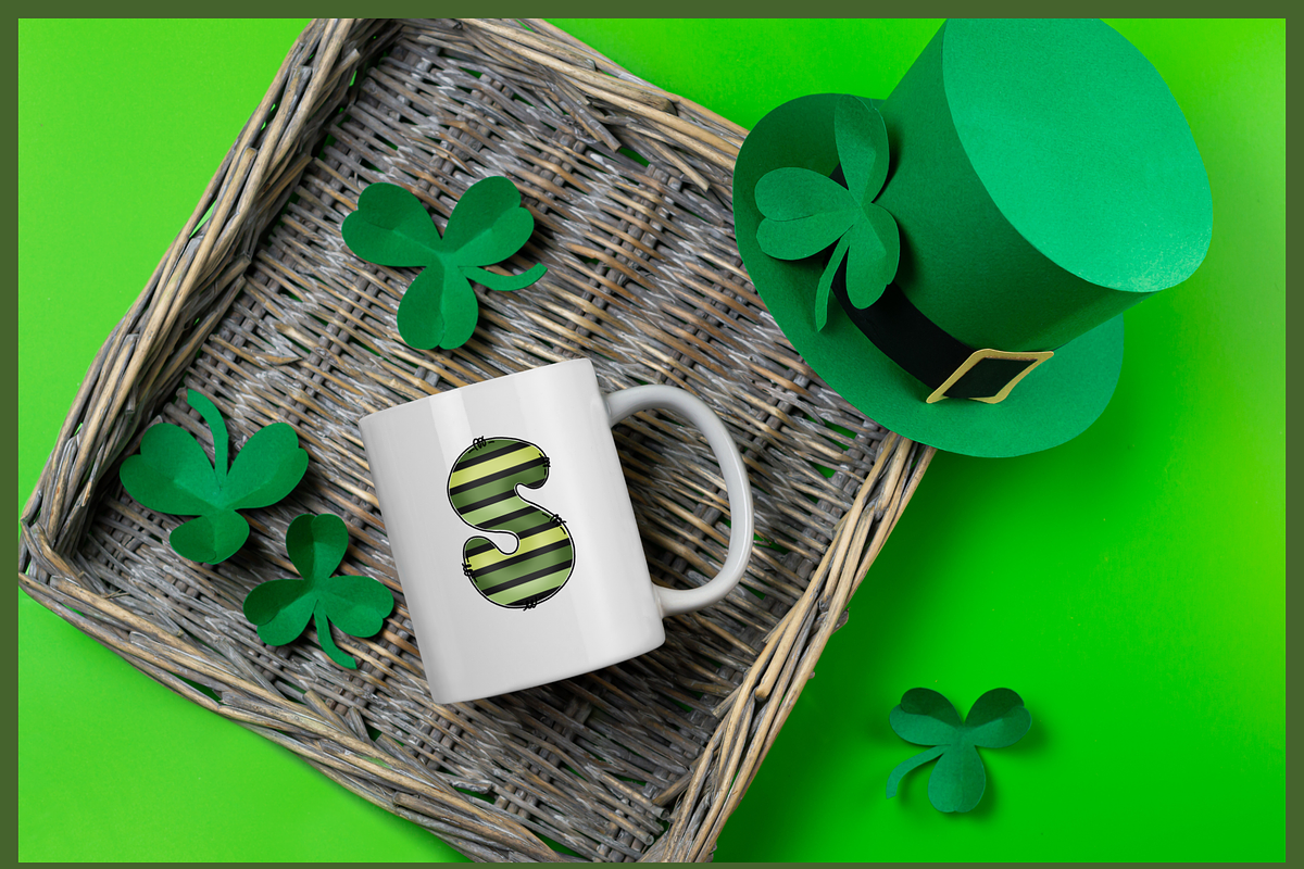 IrishClover-PNG fonts, a Font by It me digital art (Photo 6 of 6)