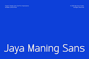 Jaya Maning Sans, a Sans Serif Font by Nian Keun Studio (Thumbnail 1 of 11)