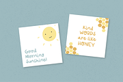Little Bumblebee Hand Drawn Font, a Script Font by thetrendytemplate (Thumbnail 3 of 6)