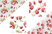 Watercolor tropical fruits., an Illustration by TaPilipa (Thumbnail 7 of 39)
