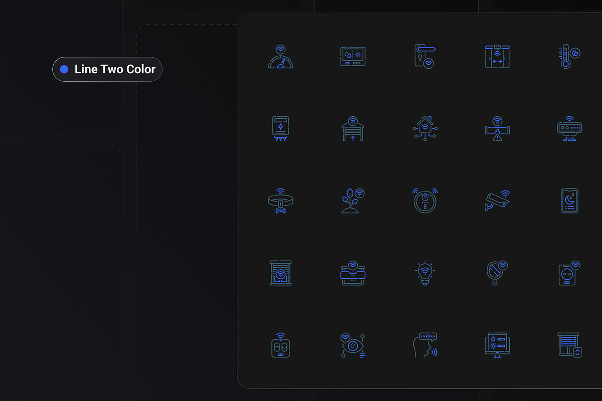 Modern Smart Home Icon Set, an Icon by Yasa Design Studio (Photo 3 of 4)