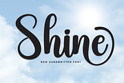 Shine | Script Font, a Handwritten Font by Scratchones (Thumbnail 1 of 9)