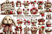 Whimsical Spring Clipart Bundle, an Illustration by Sublimation Artist (Thumbnail 1 of 7)