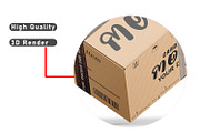 Corrugate Cardboard Shipping Box set, a Packaging Mockup by pixelmock (Thumbnail 5 of 16)