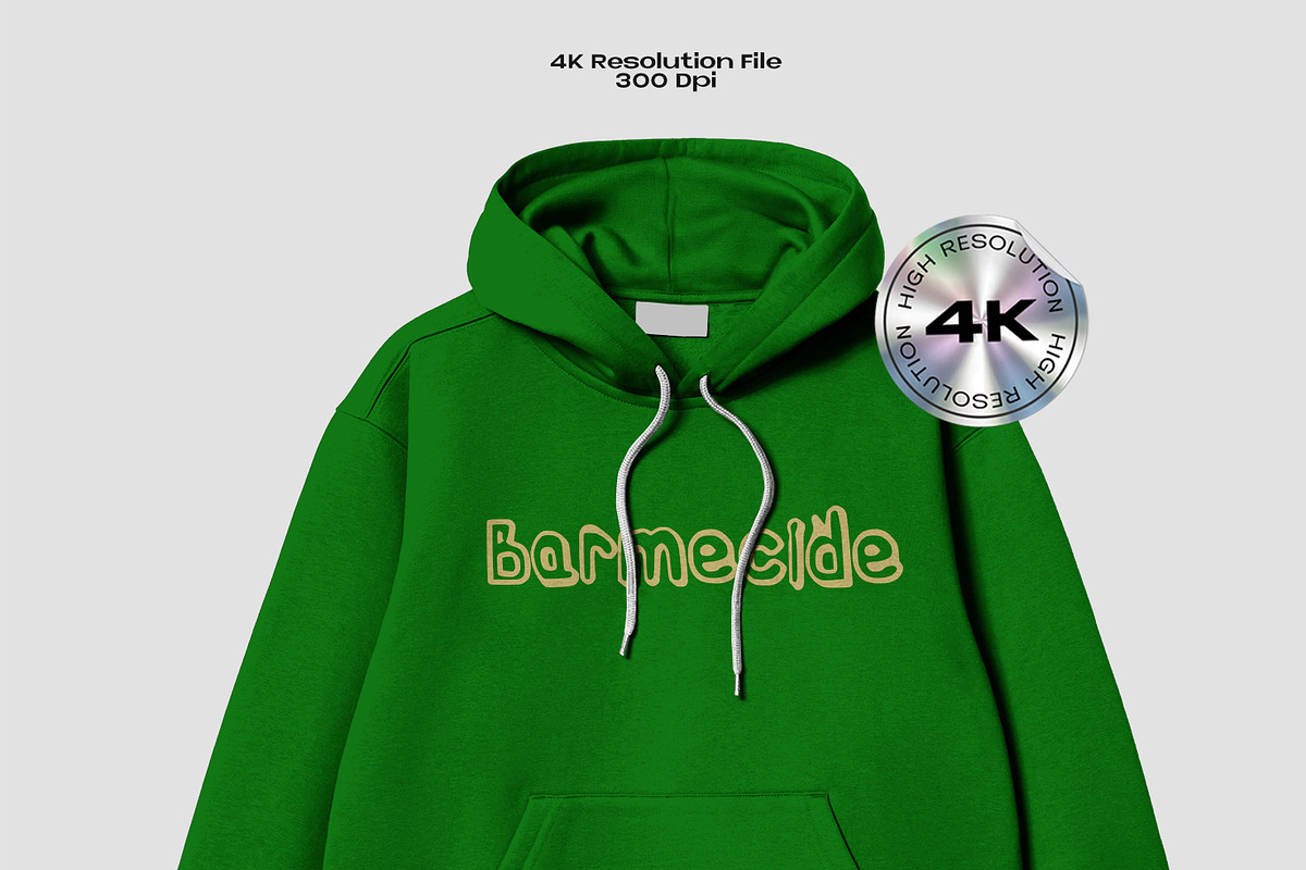 Pullover hoodie mockup, a Hoody Mockup by Barmecide Mockup Studio (Photo 2 of 3)