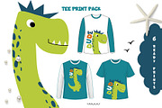 Dino Kids Collection Alphabet, an Animal Illustration by Iryna Danyliuk (Thumbnail 6 of 7)