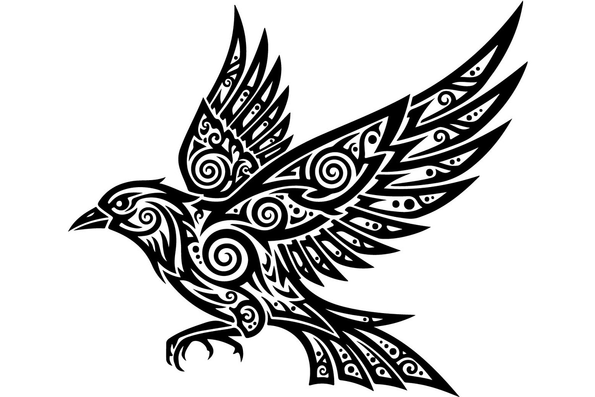 Bird Silhouettes Flying Sideways, an Animal Illustration by Designer_Momina (Photo 6 of 21)