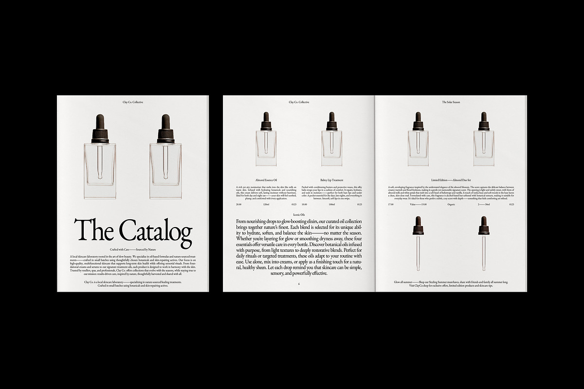 Product Brand Catalog Template⸻Clay, a Magazine Template by Studio Viita (Photo 2 of 11)