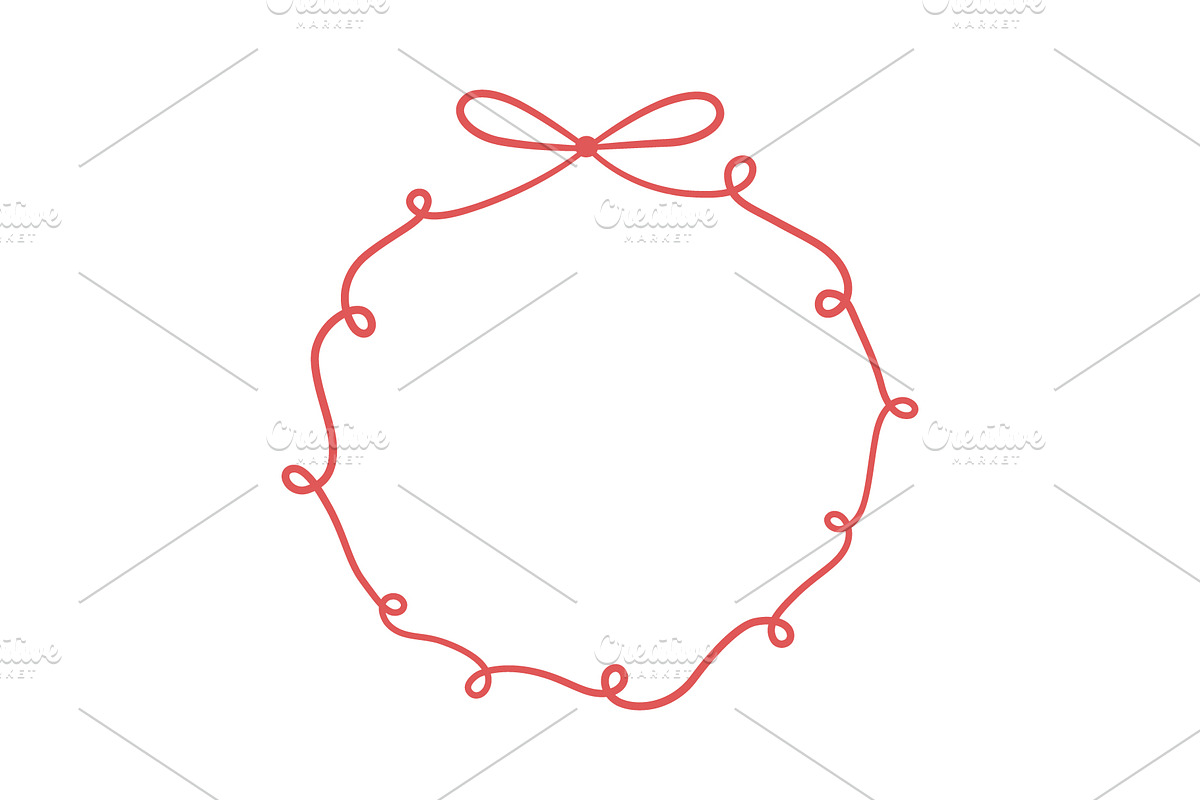 Bow circle coquette frames, an Object Graphic by Elena Pimukova (Photo 5 of 9)