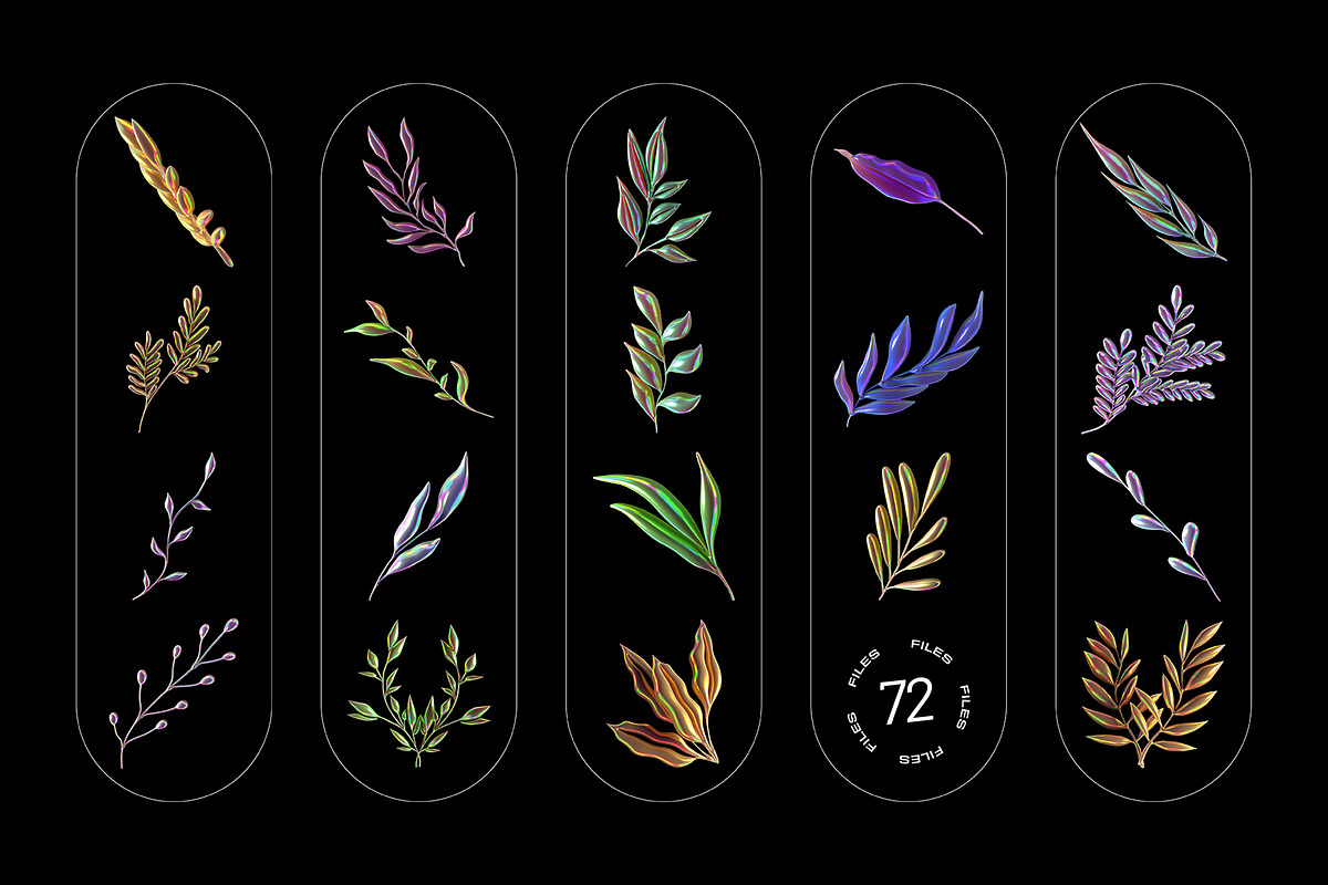 3D Garden Glow -  72 illustrations, an Object Graphic by assetpro.design (Photo 7 of 10)