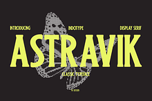 Astravik - Classic Display Serif