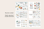 winter activities illustrations, an Object Graphic by LyubovZaytseva (Thumbnail 8 of 8)