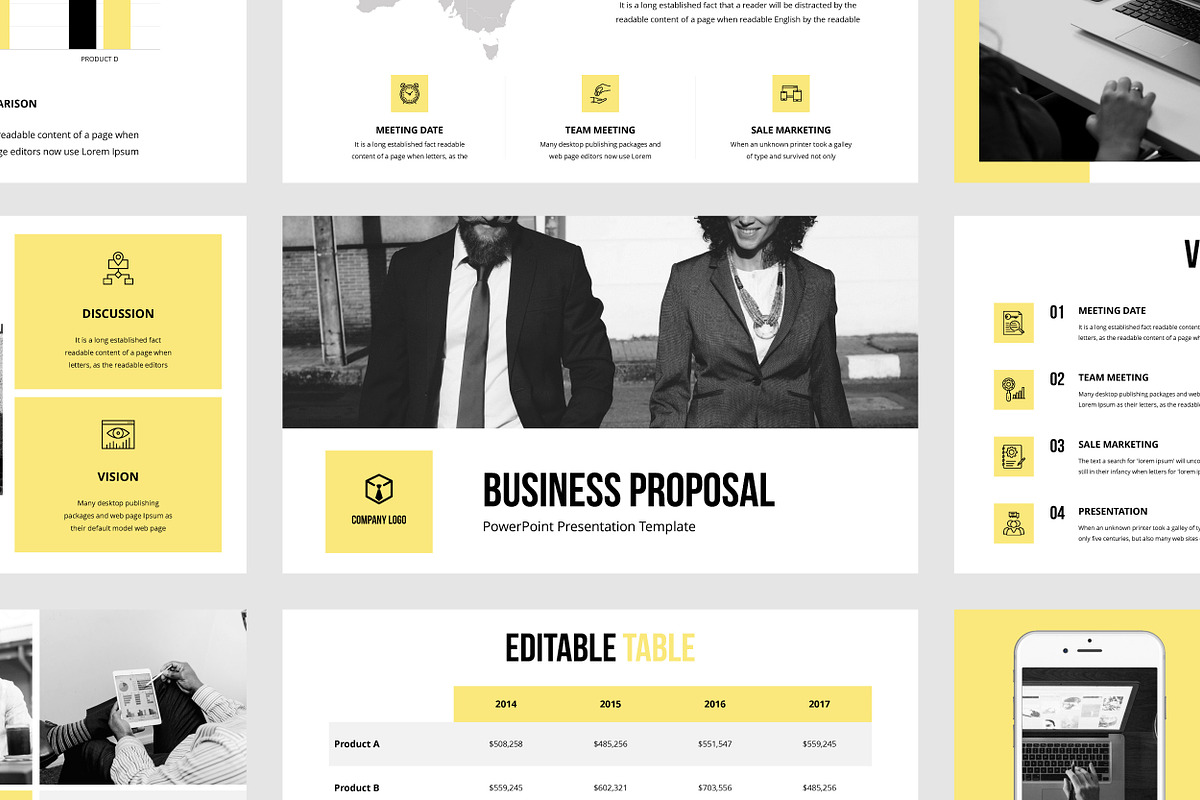 Business Proposal PPT Template, a Presentation Template by Wipavee (Photo 2 of 5)