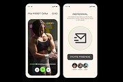 Gym Fitness Mobile Application, an UI Kit Template by CreativeShaper (Thumbnail 6 of 6)