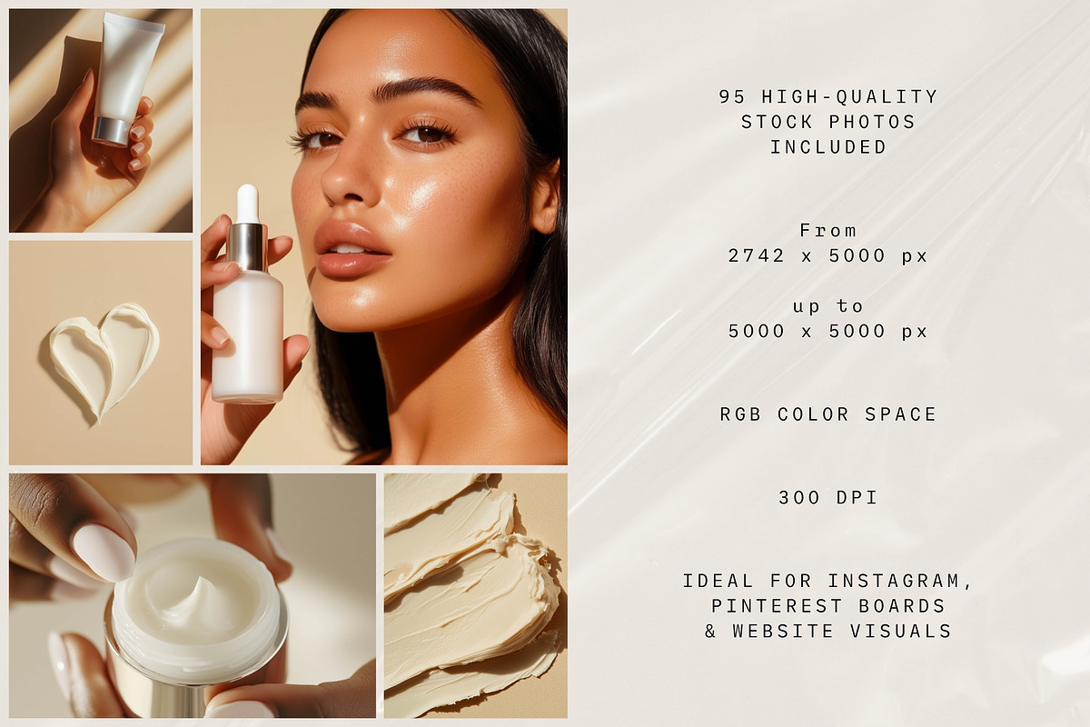 95 Beauty Stock Photos Collection, a Beauty & Fashion Photo by Design Alchemy Studio (Photo 2 of 13)