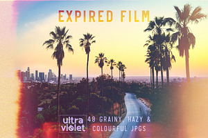 Expired Film Overlays & Backgrounds