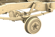 PICKUP TRUCK CHASSIS 2WD, a Cars & Vehicle 3D Model by NNAVAS 3D (Thumbnail 16 of 18)