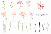 Daisy Belle - Watercolor Flowers, an Illustration by The Autumn Rabbit Ltd (Thumbnail 5 of 6)