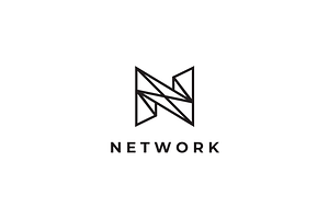 Network - Letter N Logo