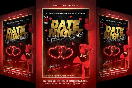 Valentines Day Flyer Template