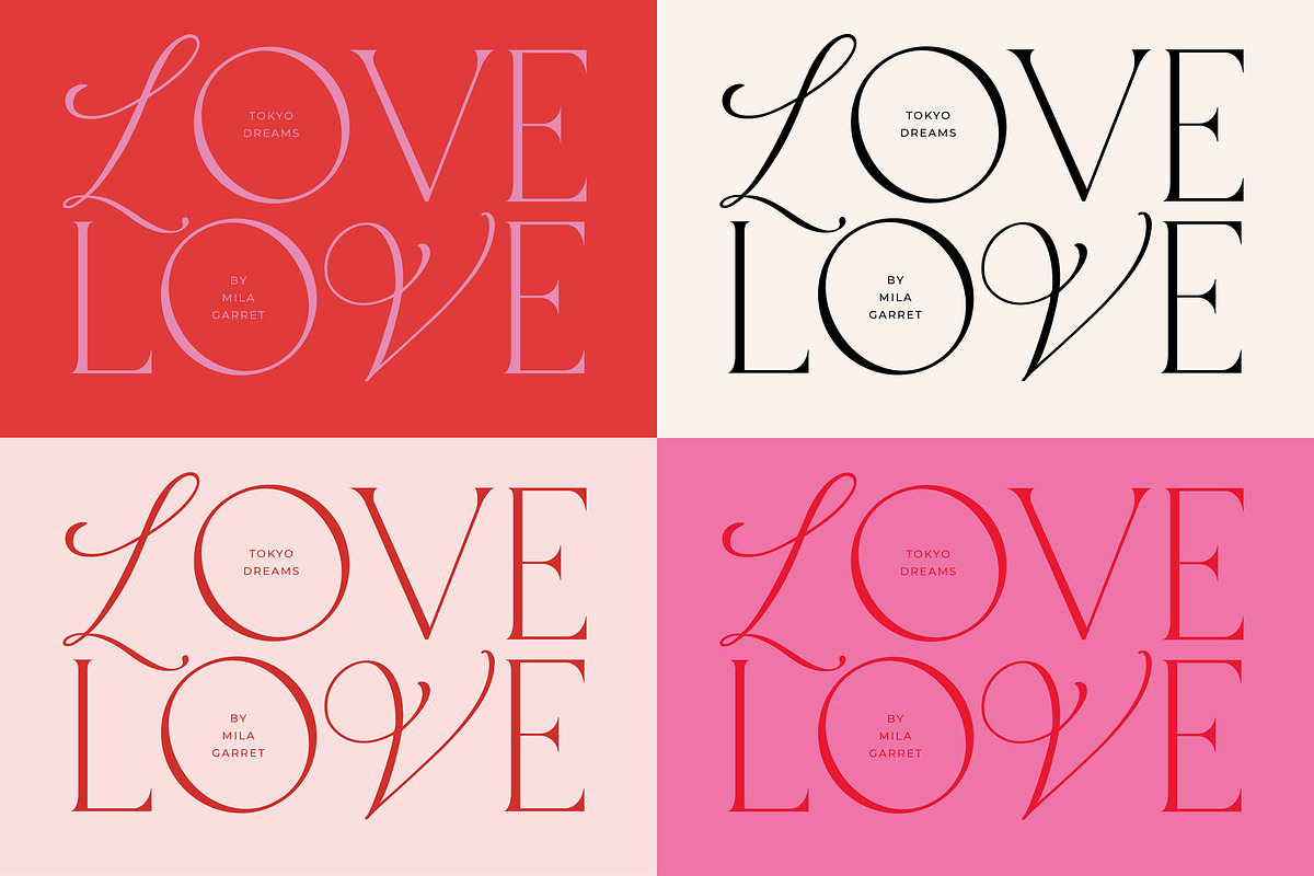 Tokyo Dreams Display Ligature Serif, a Serif Font by Mila Garret (Photo 14 of 28)
