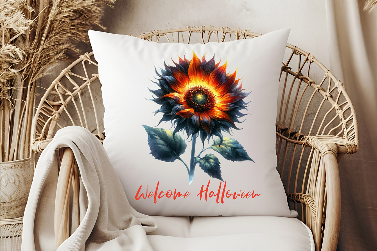 Welcome Halloween,Sunflower PNG, an Illustration by DreamCafeArt (Photo 6 of 7)