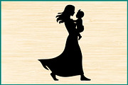 30 Mom Baby Walking Silhouette Set, a Person Illustration by Artivon (Thumbnail 2 of 4)