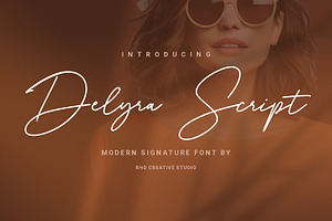 Delyra Script - Modern Signature