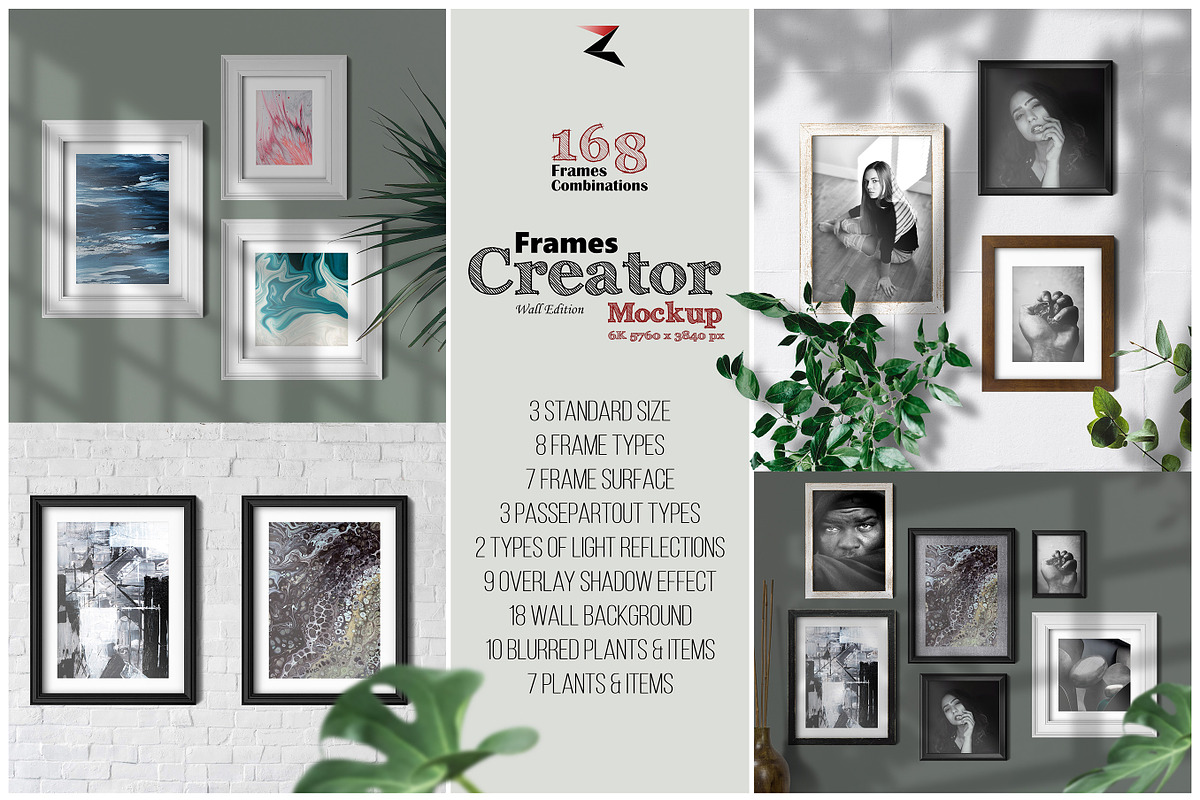 Frames Creator 6K (Wall Edition), a Print Template by Zabiegala MP (Photo 1 of 11)