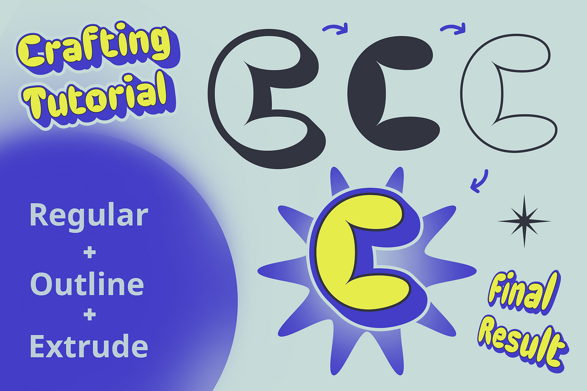 Cocana 3D, a Sans Serif Font by Craft Supply Co. (Photo 4 of 8)