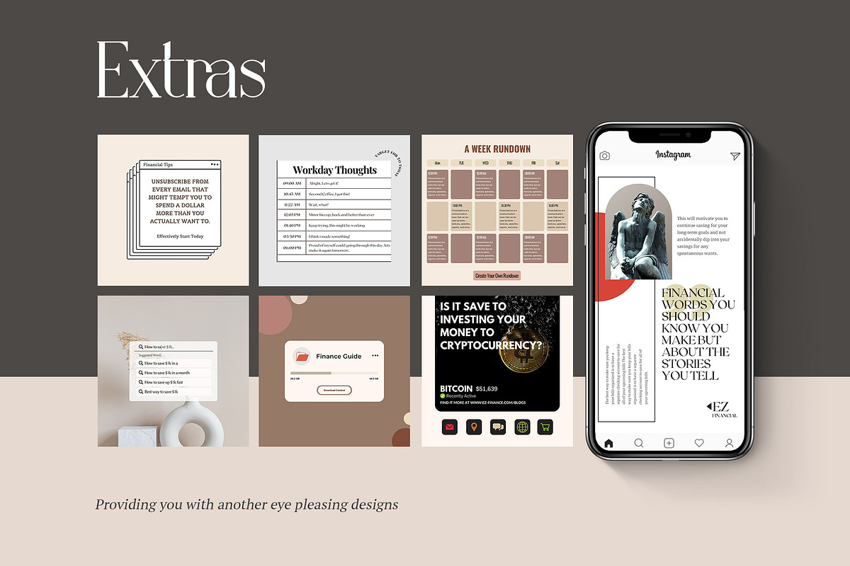 Financial Planning Instagram CANVA, a Social Media Template by Analogi Studio (Photo 12 of 24)