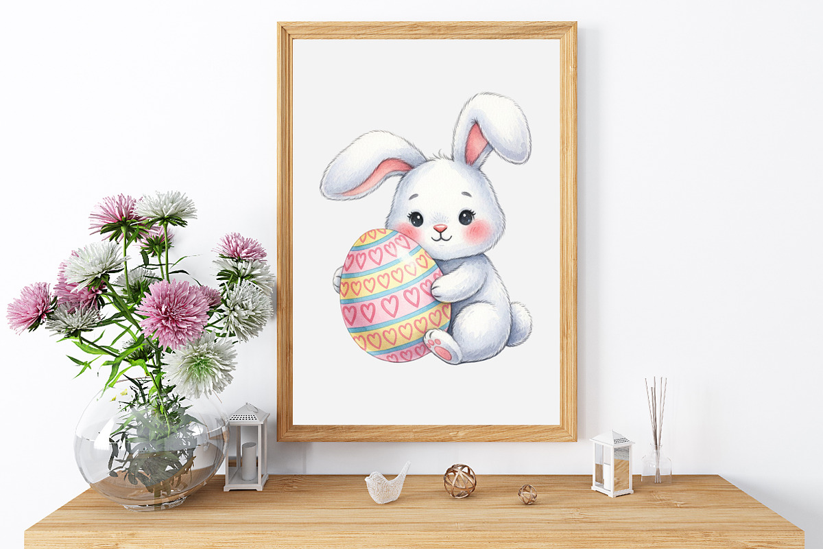 Quirky Easter Bunny Clipart, an Illustration by GatewayDesign (Photo 3 of 5)