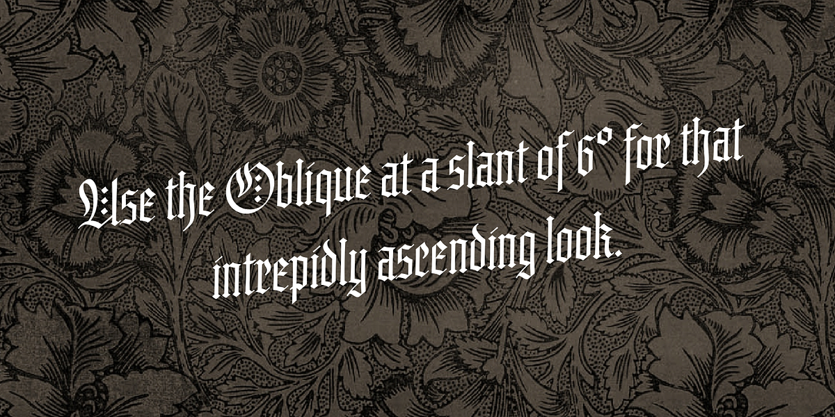 Brilliance, a Blackletter Font by Catharsis Fonts (Photo 8 of 8)