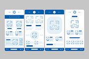 Mobile Wireframe UI kit Layout, a Wireframe Template by CreativeShaper (Thumbnail 3 of 3)