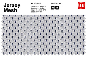 Jersey Mesh Seamless Texture Pattern