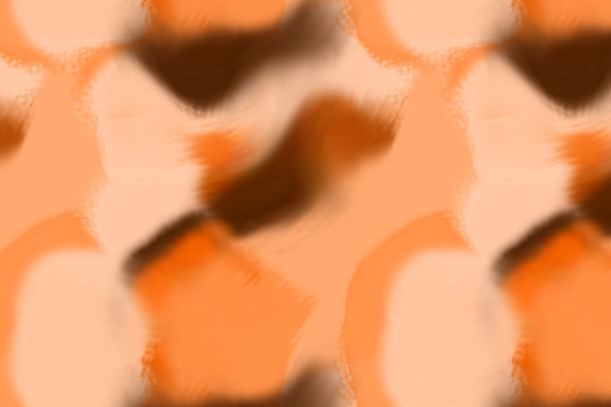 Orange tie dye shapes abstract brush, a Pattern Graphic by Nocito Design (Photo 6 of 6)