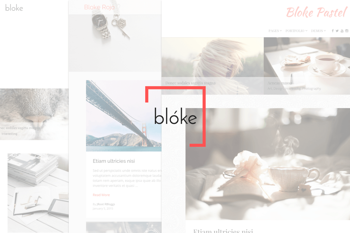 Blóke • Minimalistic | Complex Theme, a WordPress Template by THEMEAB.com (Photo 1 of 5)