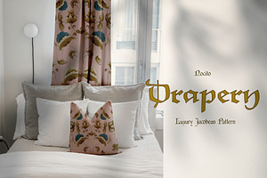 Drapery, Luxury Jacobean Pattern