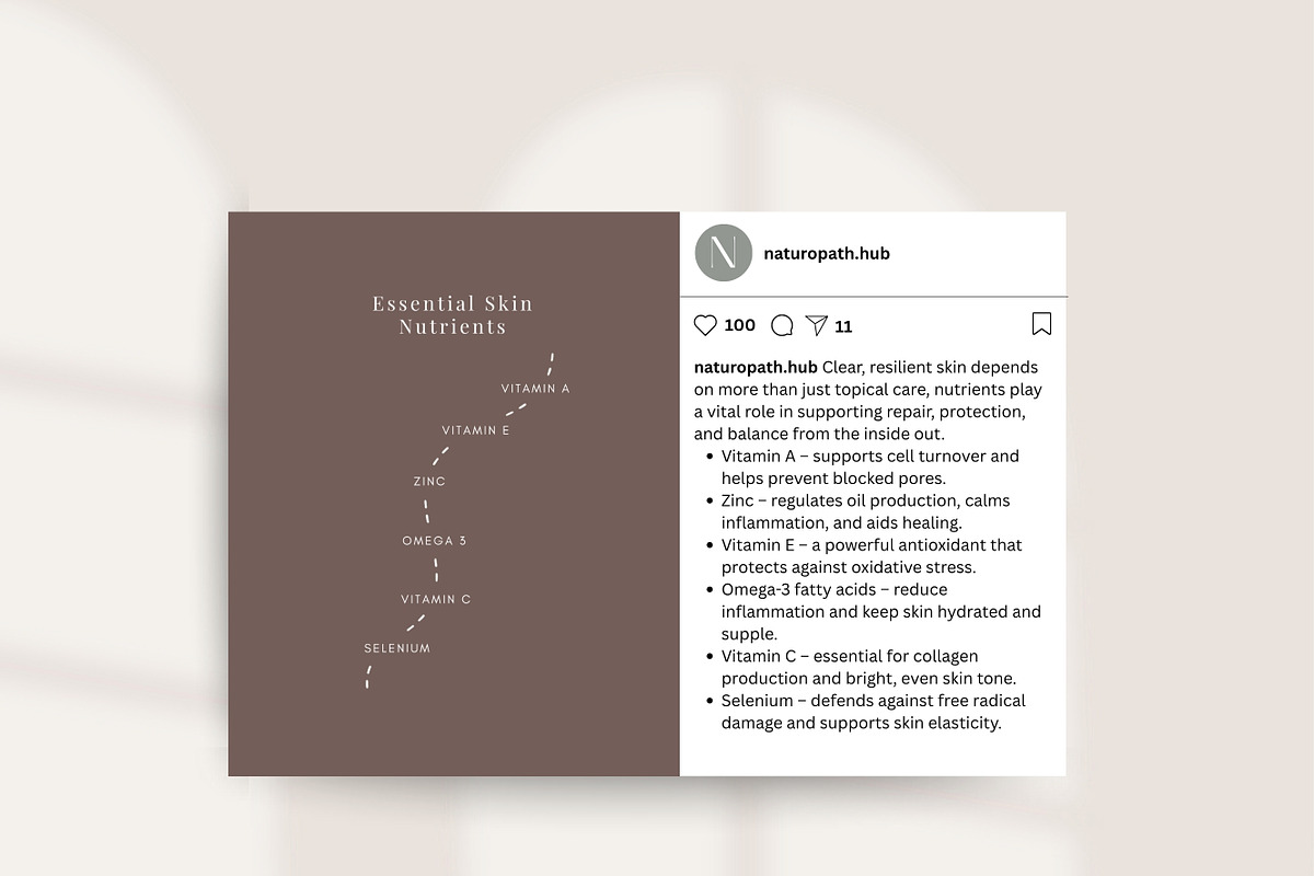 Skin Social Media Posts Canva preview 5