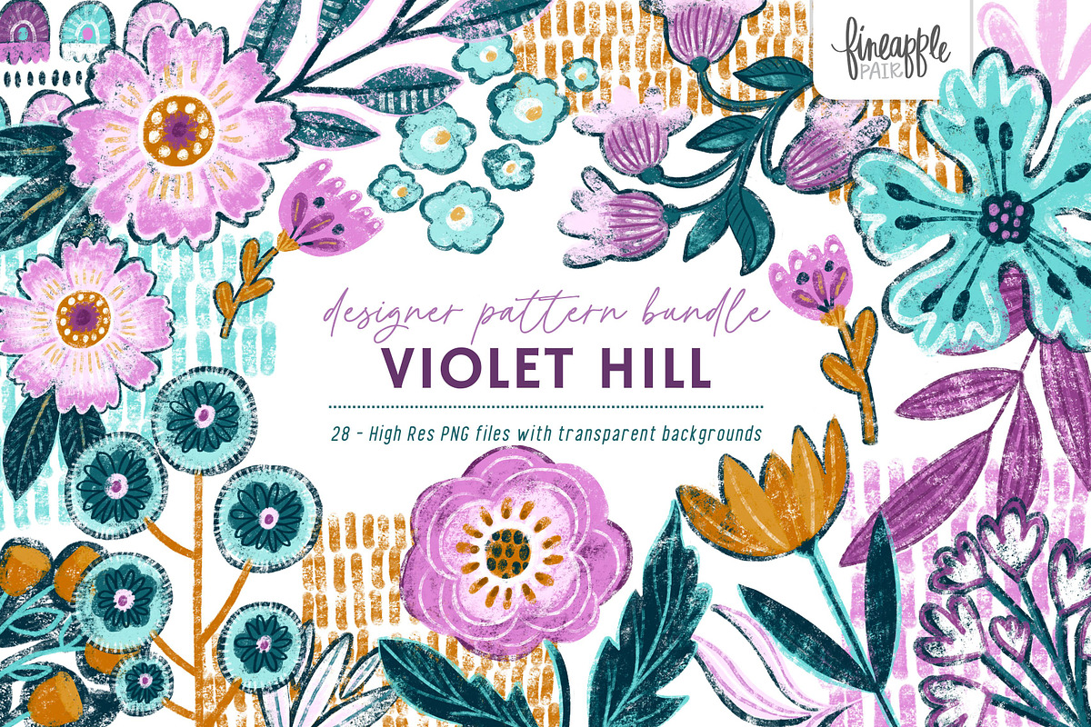 Boho Floral Clipart, an Object Graphic by FINEAPPLE (Photo 1 of 6)