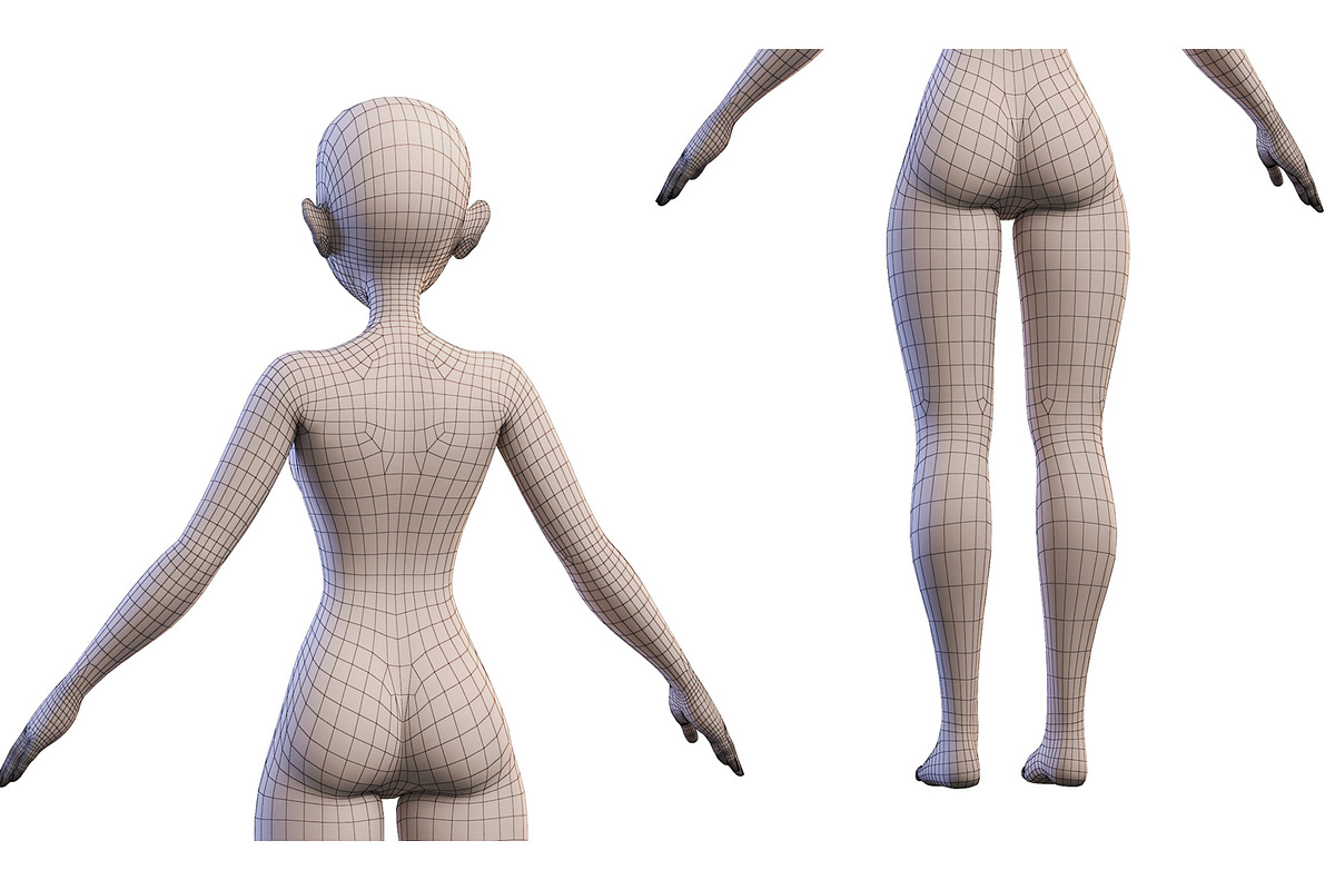 3D Stylized Girl_SG3FC, a Characters & Person 3D Model by LomellRueca (Photo 21 of 23)