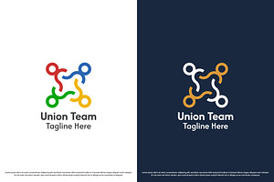 Union Team Business Logo Design Icon, a Branding & Logo Template by Morvana Crew